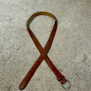 Men’s Justin brown leather belt size 52